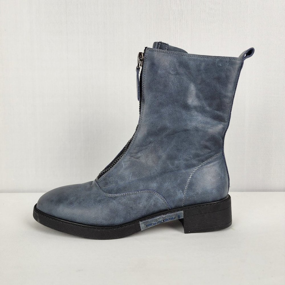 Blue Ankle Boots for Women